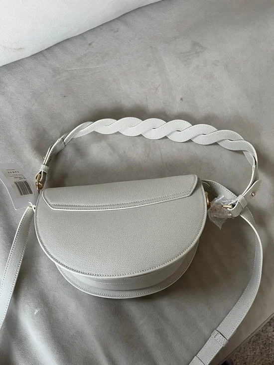 NWT Basile (Maison Rinceau) Le Dianna Shoulder / Crossbody Bag Ivory Color - Picture 4 of 7